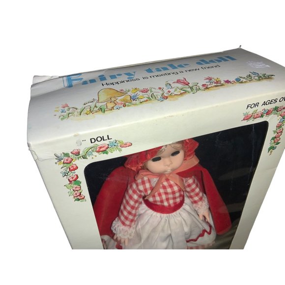 Playmates 1979 Li’l Red Riding Hood Fairy Tale Doll- Vintage - Picture 8 of 10